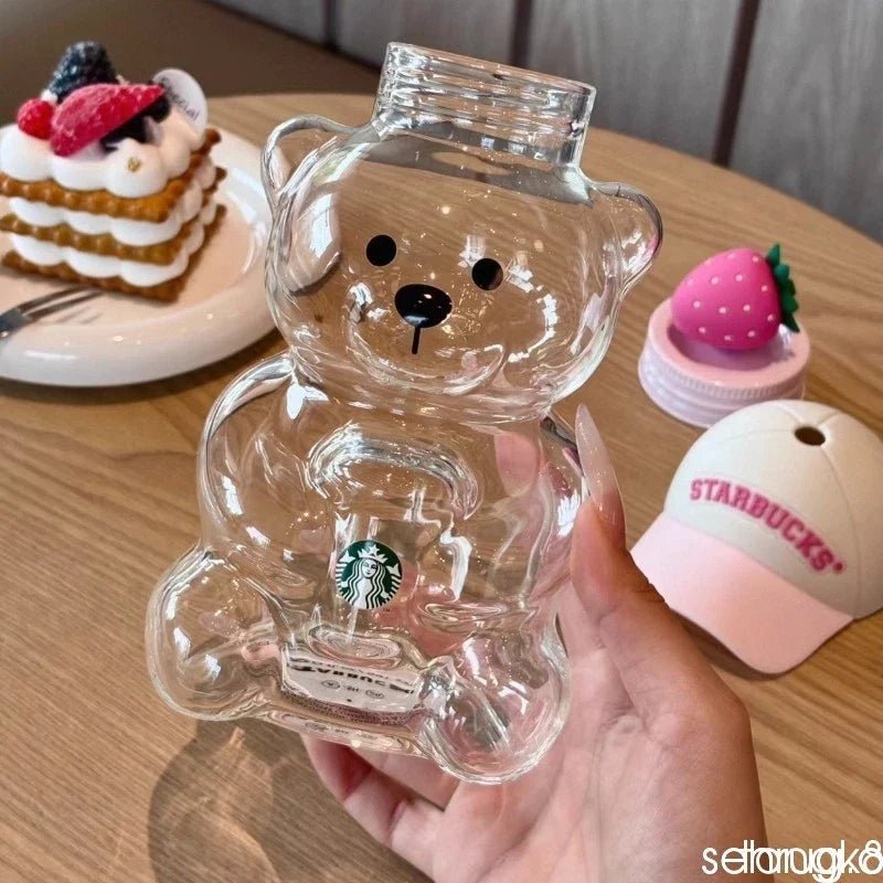 2026 Starbucks Bearista Bear Cup Tumblers Strawberry Topper Baseball Cap
